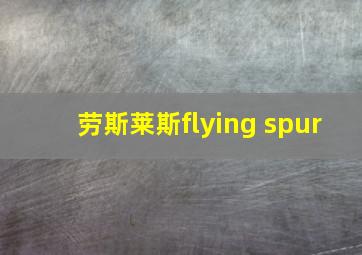 劳斯莱斯flying spur